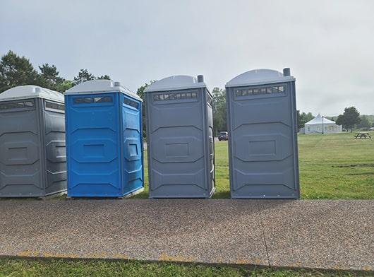 we provide handwashing and sanitizer stations to accompany our event restrooms for added convenience and hygiene